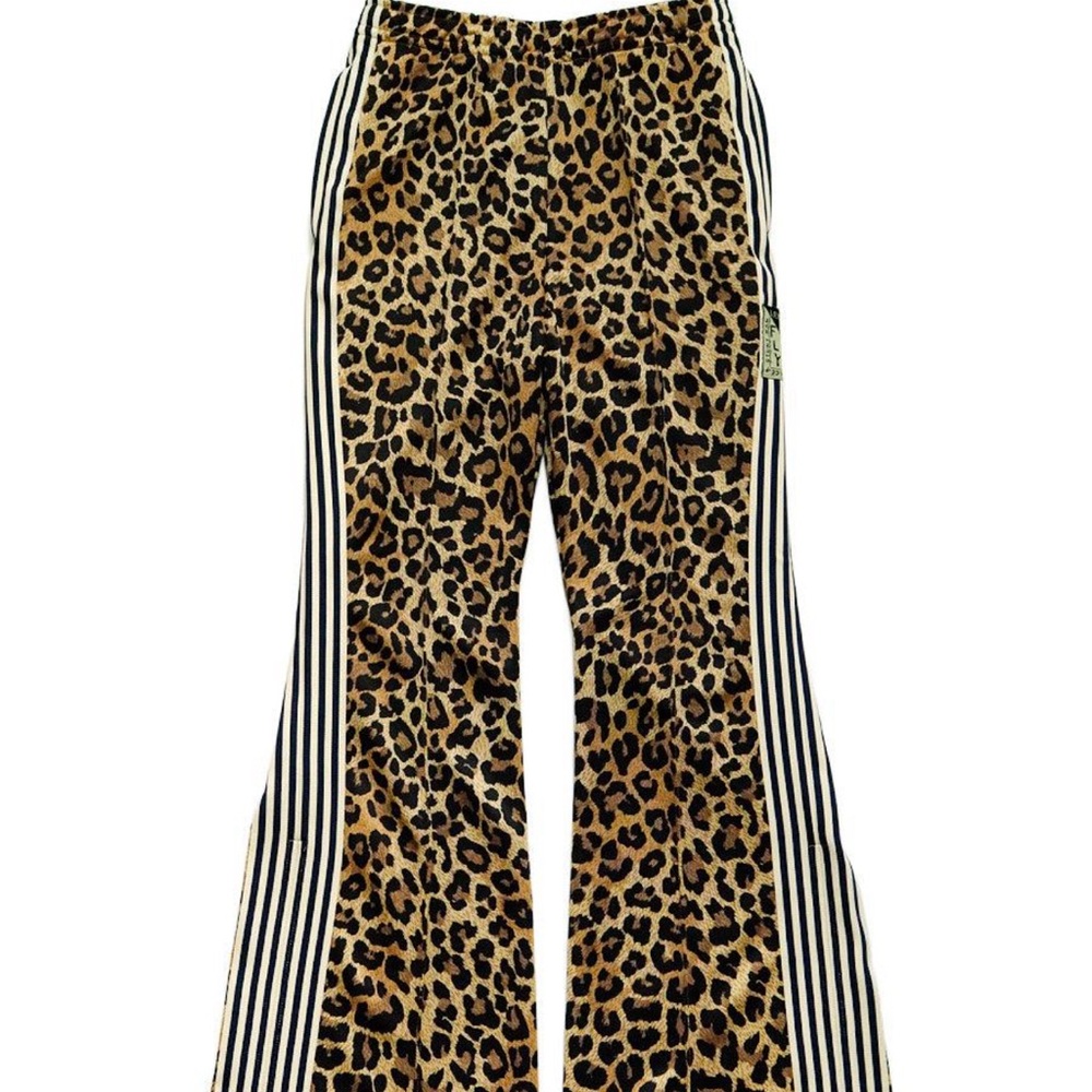 Kapital Cheetah Print Flared Pants